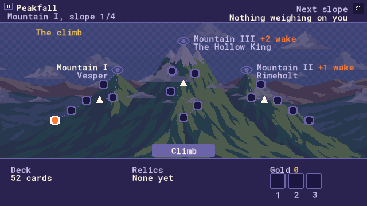 Screenshot 1 of Peakfall